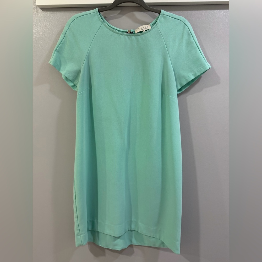 Wayf Mint Green Shift Dress